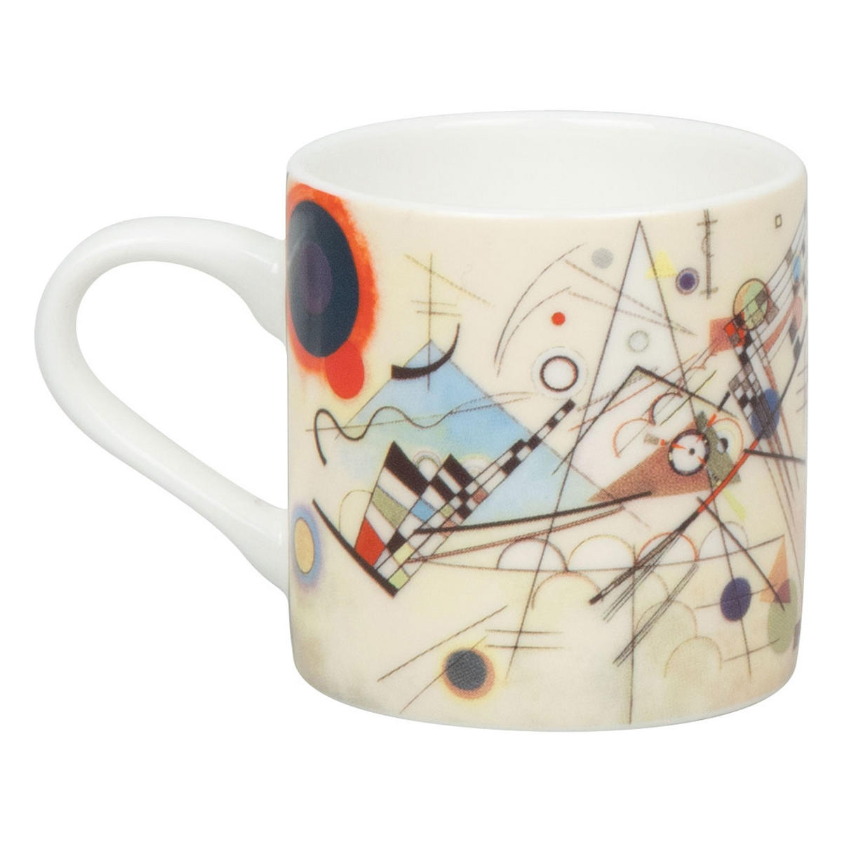 ESPRESSOTASSE Komposition 8 - Wassily Kandinsky - Naturfarben, Keramik (0.095L) - Könitz