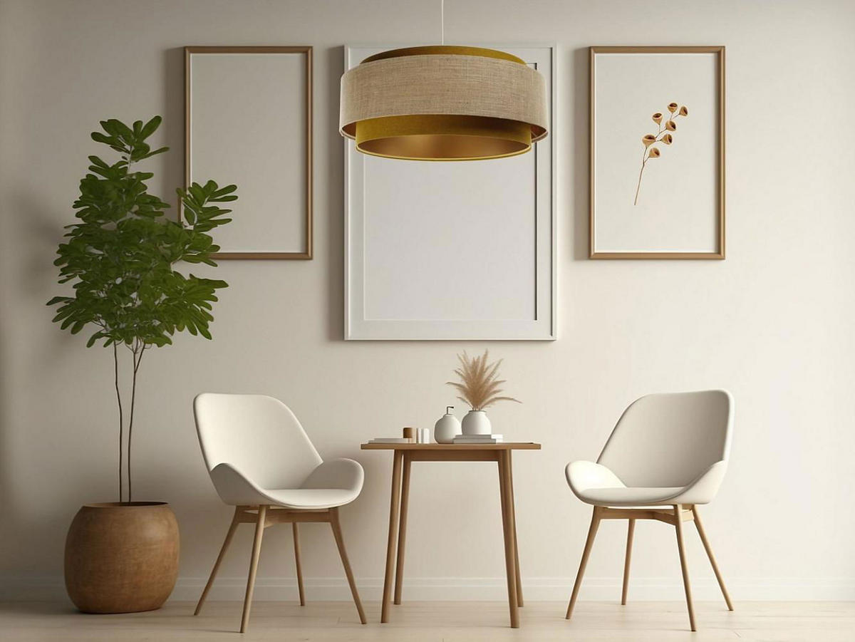 HÄNGELEUCHTE Grün 60/25 cm - Beige, Kunststoff (60/1.9/25cm) - ONZENO