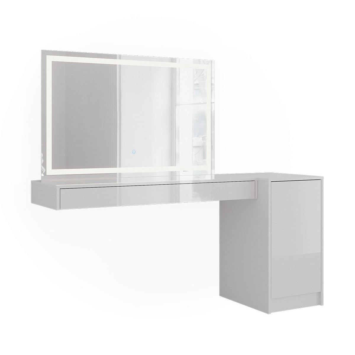 TOALETNÍ STOLEK Sherry Bílá - bílá, kompozitní dřevo (120/12/40.1cm) - Vicco