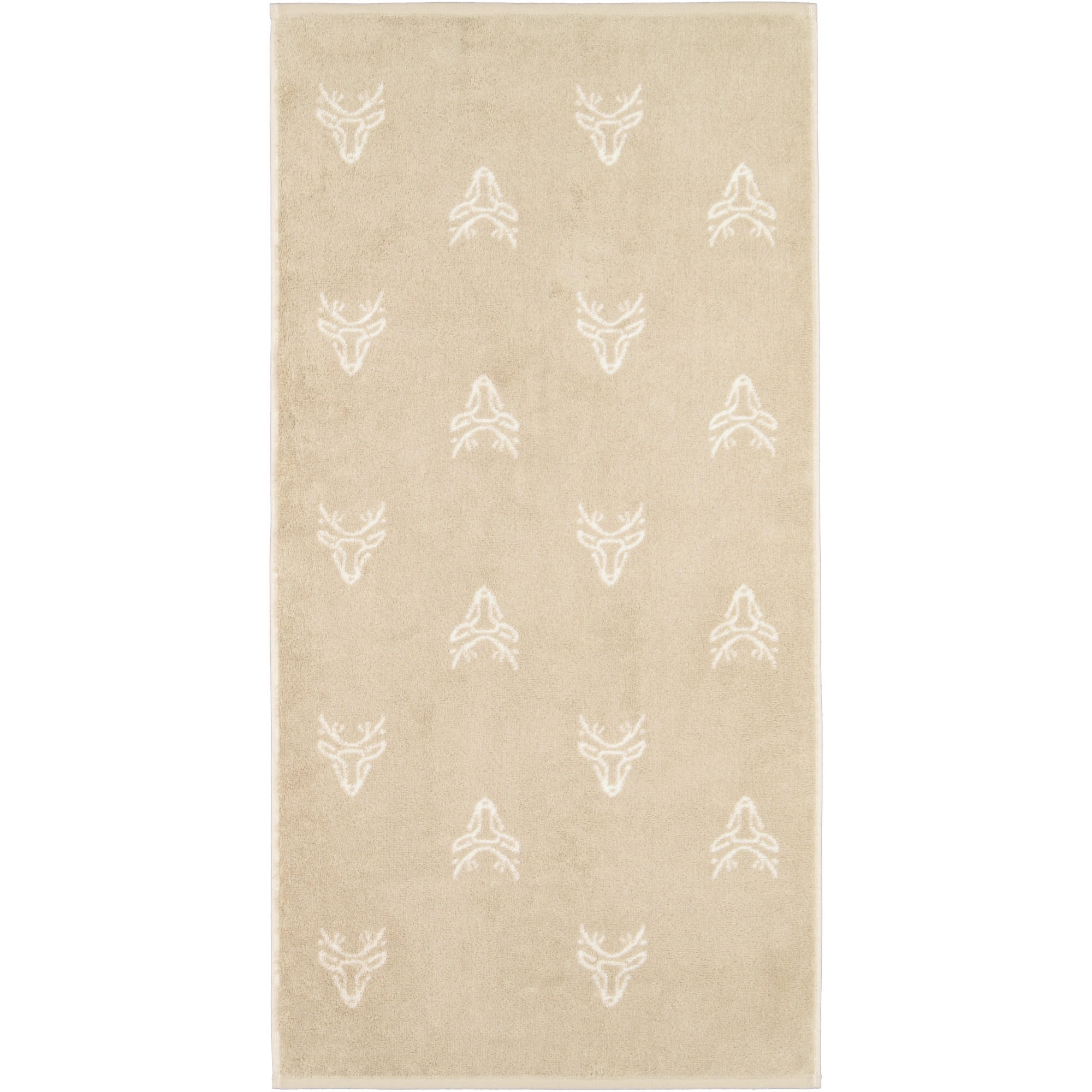 GÄSTETUCH ALPENCHIC EDITION ALLOVER 6229 NATUR - 33 - Beige, Textil (30/50cm) - Cawoe