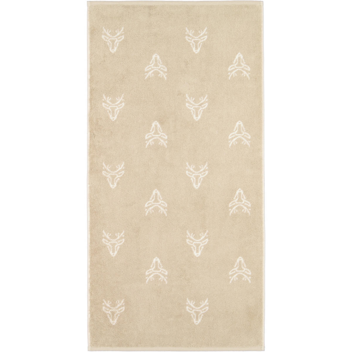 HANDTUCH ALPENCHIC EDITION ALLOVER 6229 NATUR - 33 - Beige, Textil (50/100cm) - Cawoe