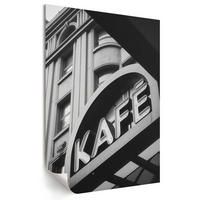 POSTER - 21x29 cm - Impuls - Stadtcafé - Schwarz, Textil (21/29.7/0.1cm) - TULUP