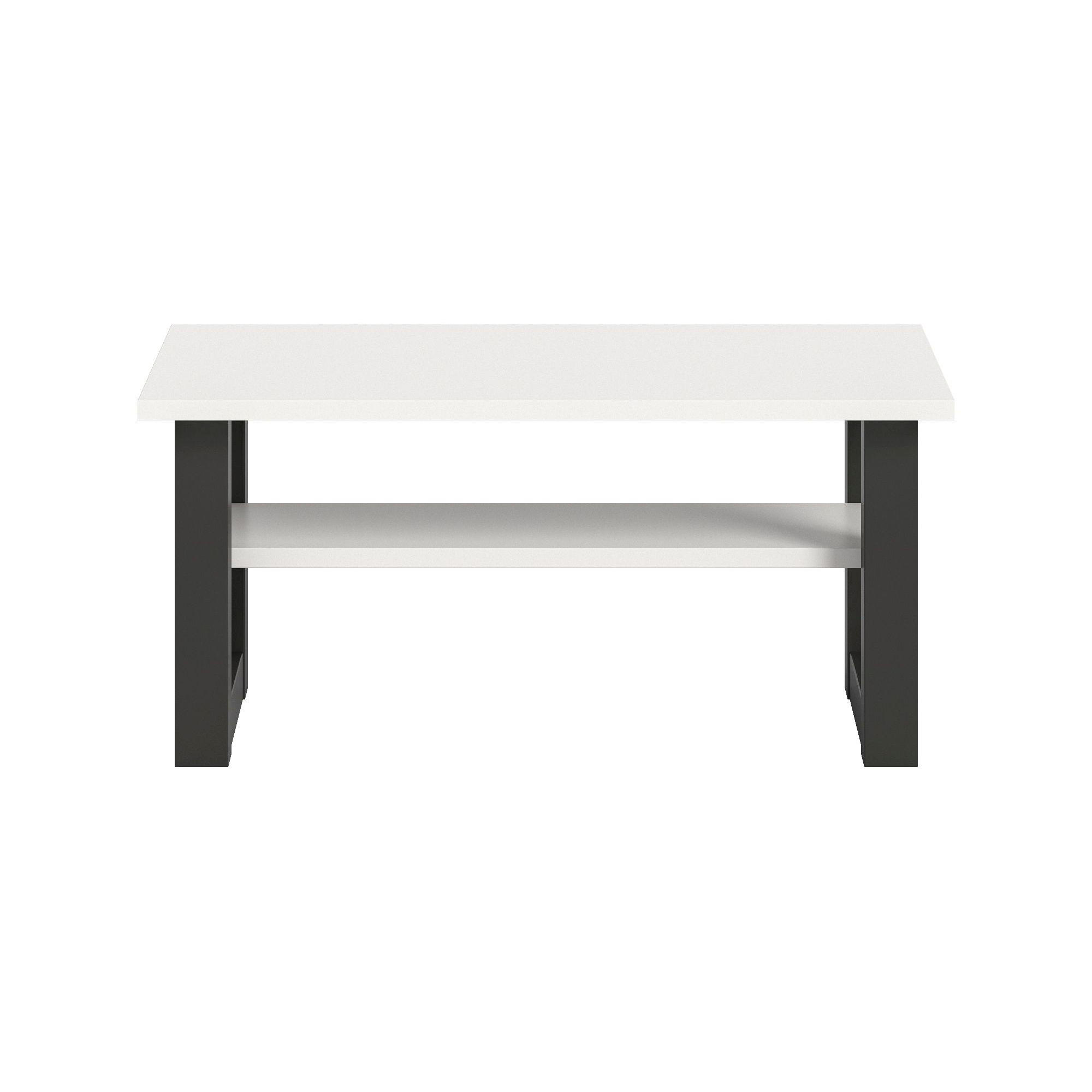 COUCHTISCH Seattle 50/90/42 cm - Grau, Holzwerkstoff (50/90/42cm) - Xonox