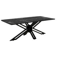 COUCHTISCH Yana Mangoholz Schwarz Schwarz - Schwarz, Holz (60/120/45cm)