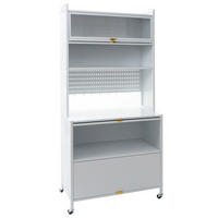 KUCHYŇSKÁ skříň bílá - bílá, kov (80/175/42cm) - MCW