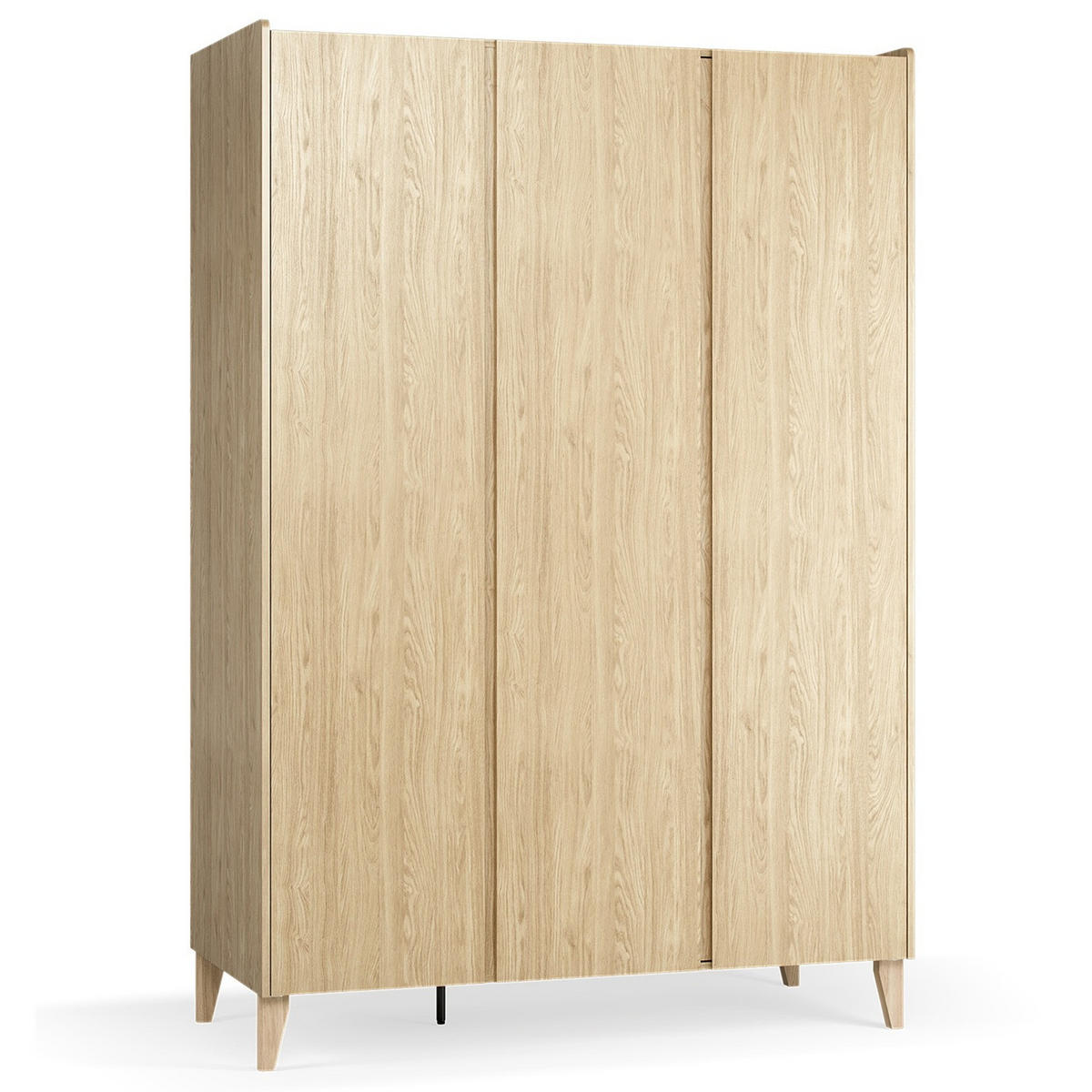 BABYZIMMER Maya Set B - 4-teilig - Eiche geölt - Eichefarben, Holz/Holzwerkstoff (140/204/60cm) - QMM TraumMöbel