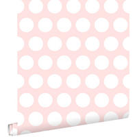 TAPETE Punkte 53 cm x 10.05 m - Pink, Papier (53/0.1cm) - ESTAhome