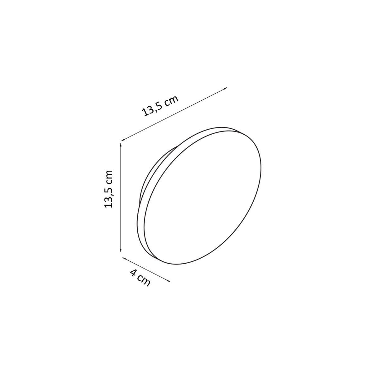 WANDLEUCHTE Lunar, Schwarz, 135cm - Schwarz, Metall (13/135/4cm) - KOSILUM