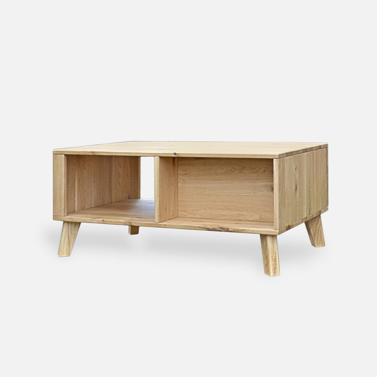 COUCHTISCH mit Schubladen NESS - Eichefarben, Holz (60/100/45cm) - Rawood Furniture