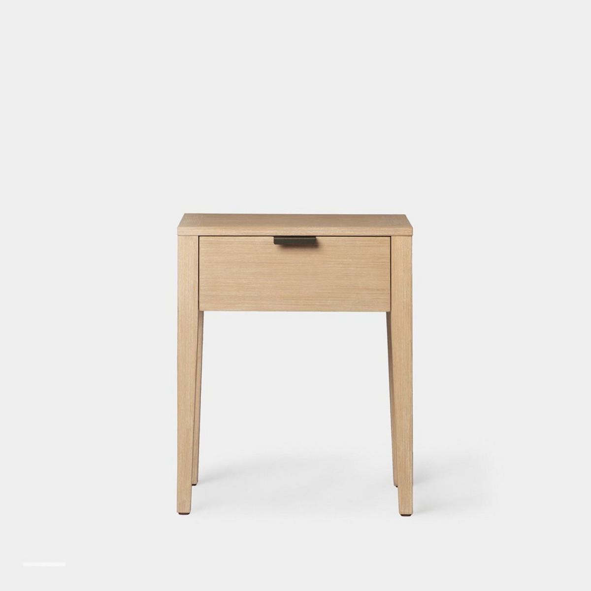 NACHTTISCH MIT 1 SCHUBLADE Aima Natürlich 45 cm x 60 cm - Naturfarben, Holzwerkstoff (45/60/35cm) - Klast Home