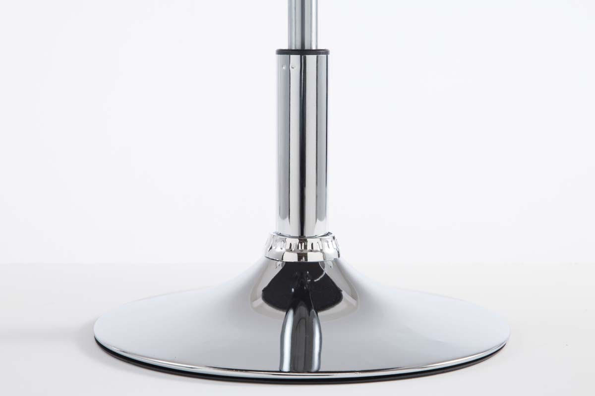 BARHOCKER 2er Set Bangko Kunstleder Orange - Orange, Leder/Metall (44/74/49cm) - DELUKE