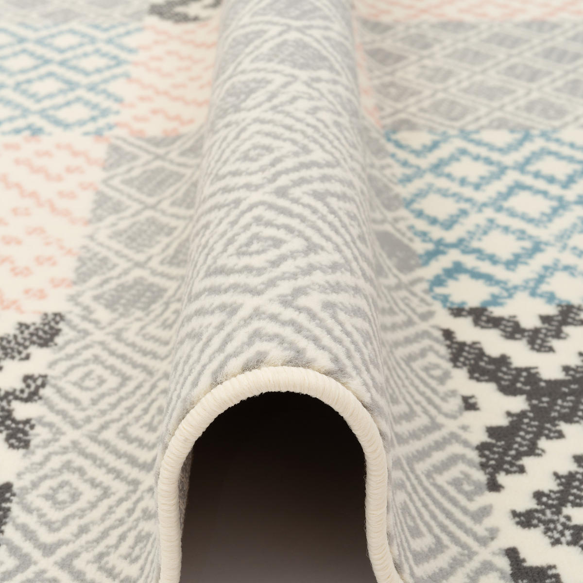DESIGNER TEPPICH PASSION PASTELL PATCHWORK - Beige, Textil (140/200cm) - Pergamon