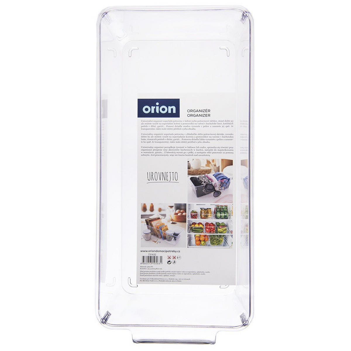 KÜHLSCHRANK-ORGANIZER 32,5 x 15 x 10 cm - Transparent, Kunststoff (32.5/10/15cm) - Orion 