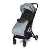 KINDERWAGEN Myla hellblau Aluminiumrahmen Korb Fußsack klappbar mit Zusatzgriff - Hellblau, Metall (89/49/102cm) - Lorelli