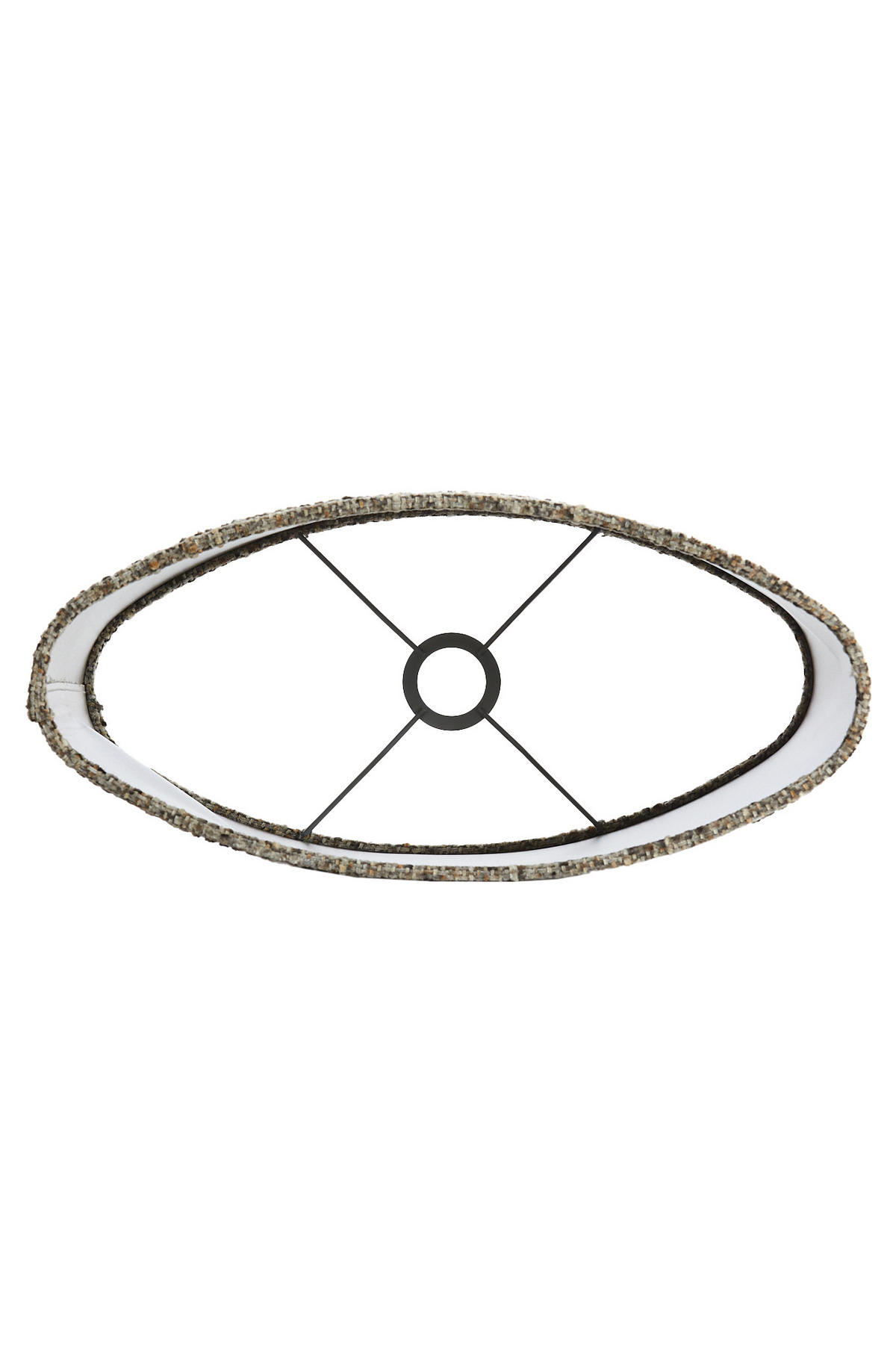 LAMPENSCHIRM Osire Grau 45/21/32 cm - Grau, Textil (45/21/32cm) - Light & Living