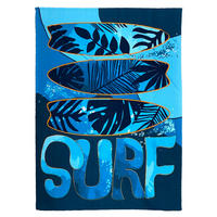 MIKROFASER-STRANDTUCH Armonia 140x170 220g/m² - Blau, Textil (140/170cm) - LE COMPTOIR DE LA PLAGE