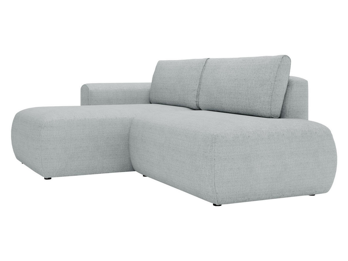 ECKSOFA Mila - Schwarz/Grau, Holzwerkstoff/Kunststoff (256/164cm) - MIRJAN24