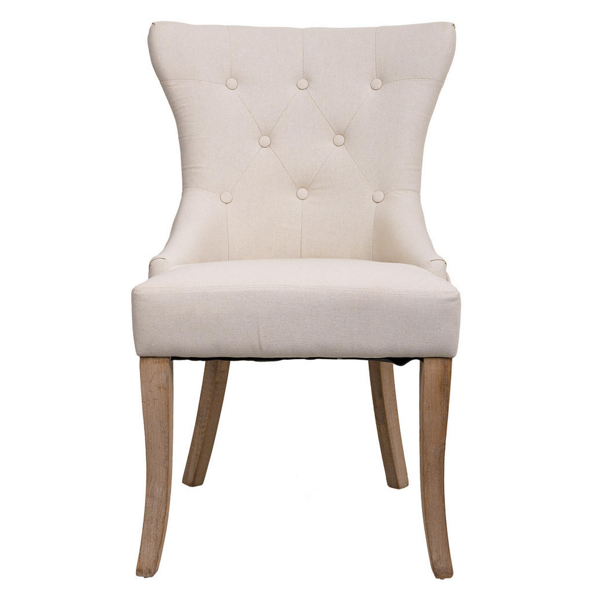 STUHL aus Holz, 52x45x50cm - Beige, Naturmaterialien (52/97/45cm) - Wanderlust