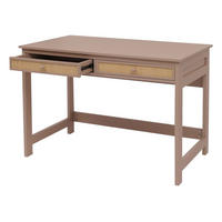 SCHREIBTISCH HxBxT 78x110x60cm Schublade Holz Helltaupe - Taupe, Holz (60/110/78cm) - PROREGAL