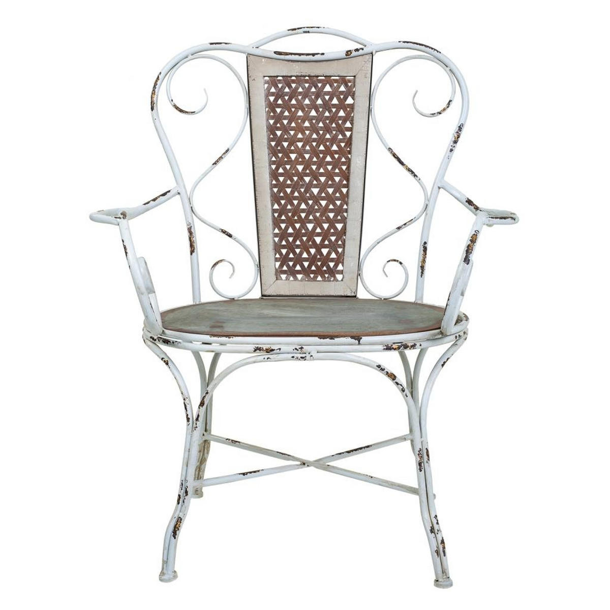 SESSEL aus Metall, 76x59x95cm - Grau, Metall (75.5/95/59cm) - Wanderlust