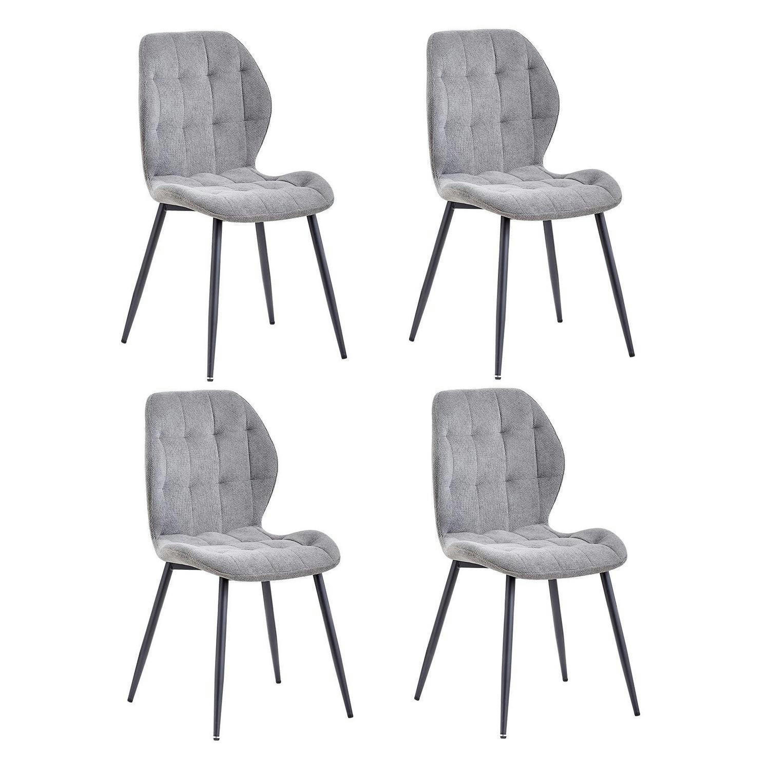 XXXLutz Esszimmerstuhl Grau 43x86x46 cm