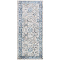 TEPPICHLÄUFER VALLEY hellblau vintage 120/200 cm - Hellblau, Textil (120/200cm) - Tapiso