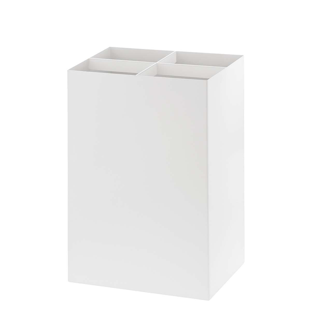 SCHIRMSTÄNDER Smart weiß 23/36/12 cm für bis zu 8 Schirme - Weiß, Metall (23/36/12cm) - Yamazaki