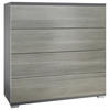 KOMMODE Pavos Avola-Anthrazit - Anthrazit/Hellgrau, Holzwerkstoff (76/76/35cm) - Vladon