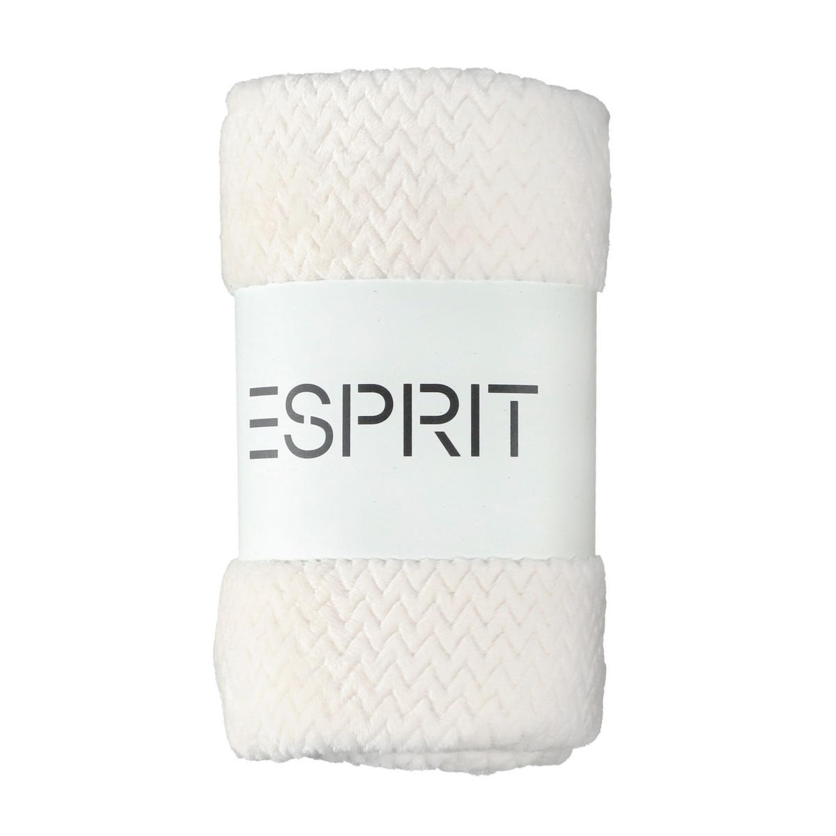 WOHNDECKE MIT DEKOKISSENHÜLLE COMFY-2 - Weiß, Textil (140/190cm) - Esprit