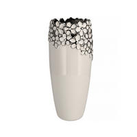 VASE Flosales tube - Weiß, Stein (33cm) - home&you