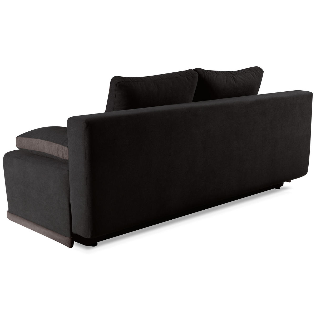 ROZKLÁDACÍ pohovka Bento 3místná s funkcí spaní, hnědá - hnědá, textil (200/93/98cm) - Beautysofa