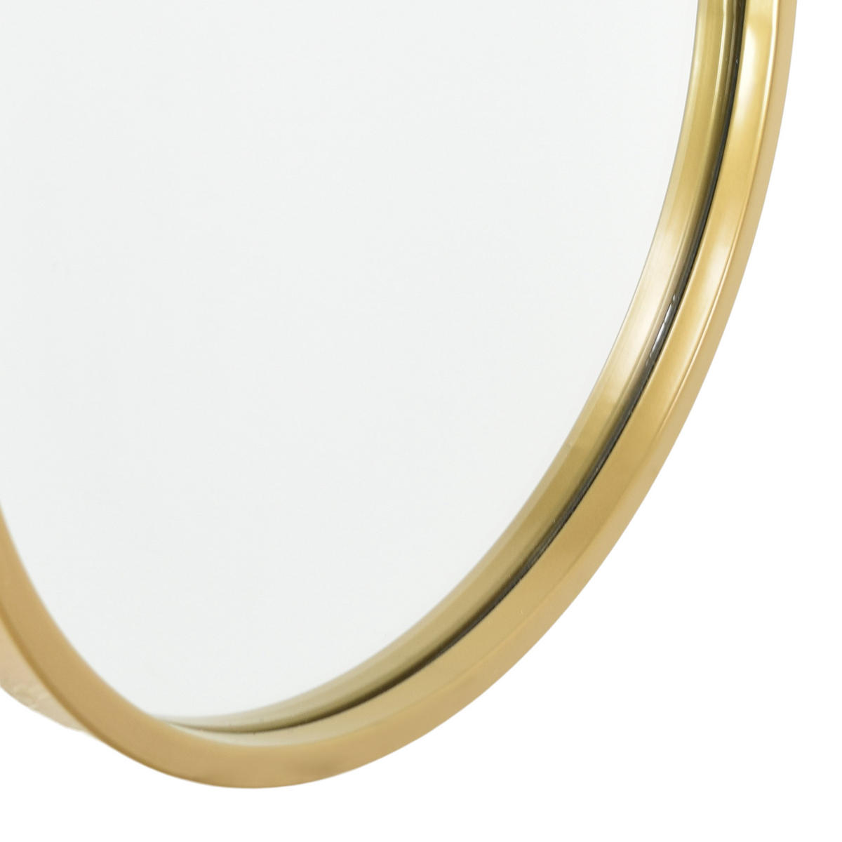 WANDSPIEGEL Boston Gold - Goldfarben, Metall (30/80/4cm) - Fragix