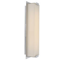 LED WANDLEUCHTE ABRUZZO Chrom Silber - Silberfarben, Glas (43/11/10cm) - Globo Lighting