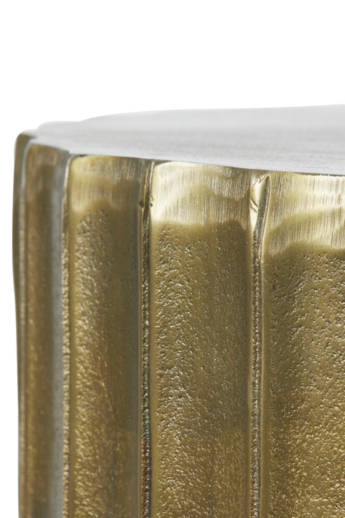 BEISTELLTISCH Kavango Bronze Ø45/39 cm - Bronzefarben, Metall (45/45/39cm) - Light & Living