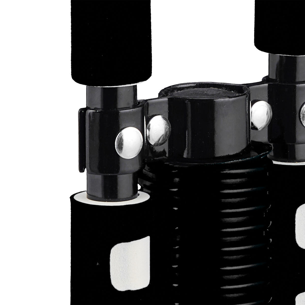 POGO-STICK - Schwarz, Kunststoff/Textil (29/6cm) - Relaxdays