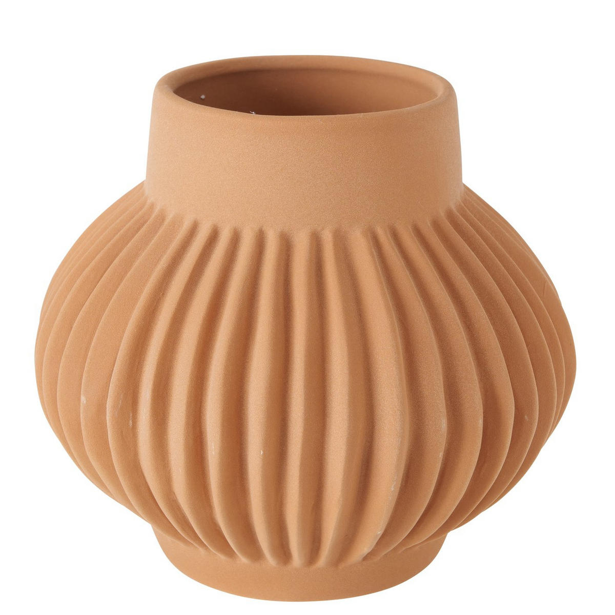 KERAMIKVASE Dekor Altena - Orange, Keramik (16cm) - Boltze Home