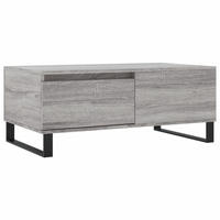 COUCHTISCH Grau Sonoma 90x50x36,5 cm Holzwerkstoff - Grau, Holzwerkstoff (50/90/36.5cm) - furnicato