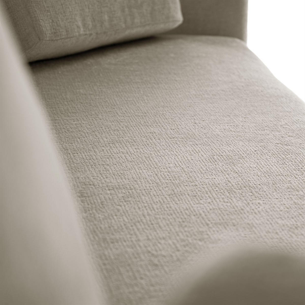 SOFA NUBO mit Schlaffunktion und Bettkasten Harmony 07 - Beige, Textil (205/91/86cm) - Lookway