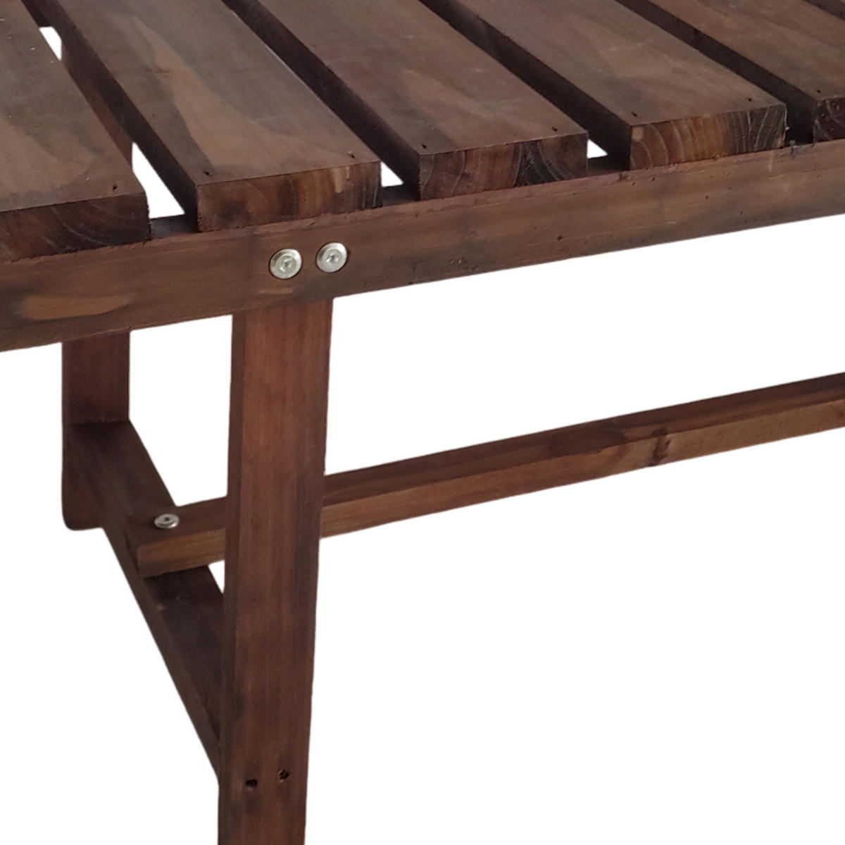 GARTENBANK - Braun, Holz (110/35/38cm) - Relaxdays