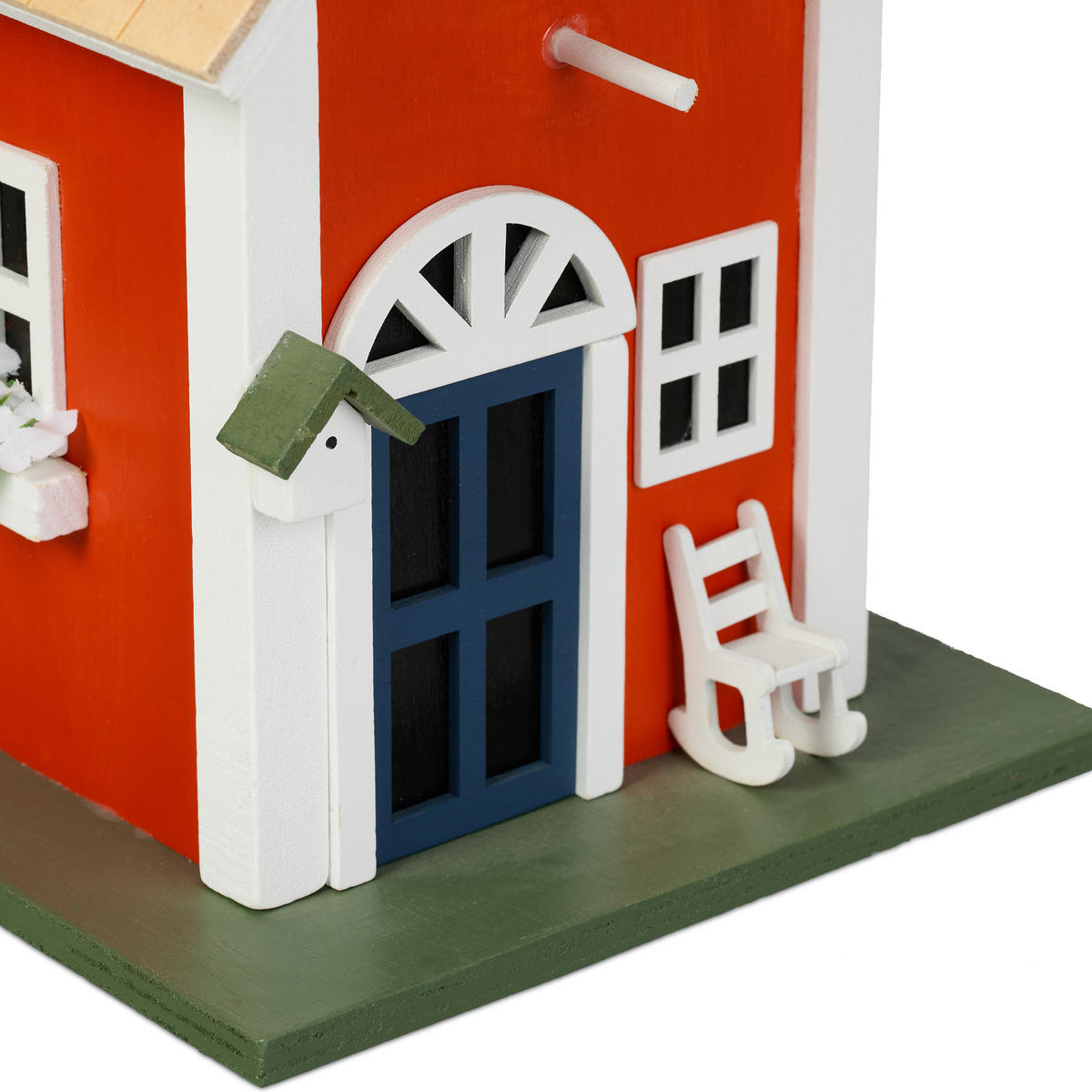 DEKOVOGELHAUS - Multicolor, Holz (18.5/25/18.5cm) - Relaxdays