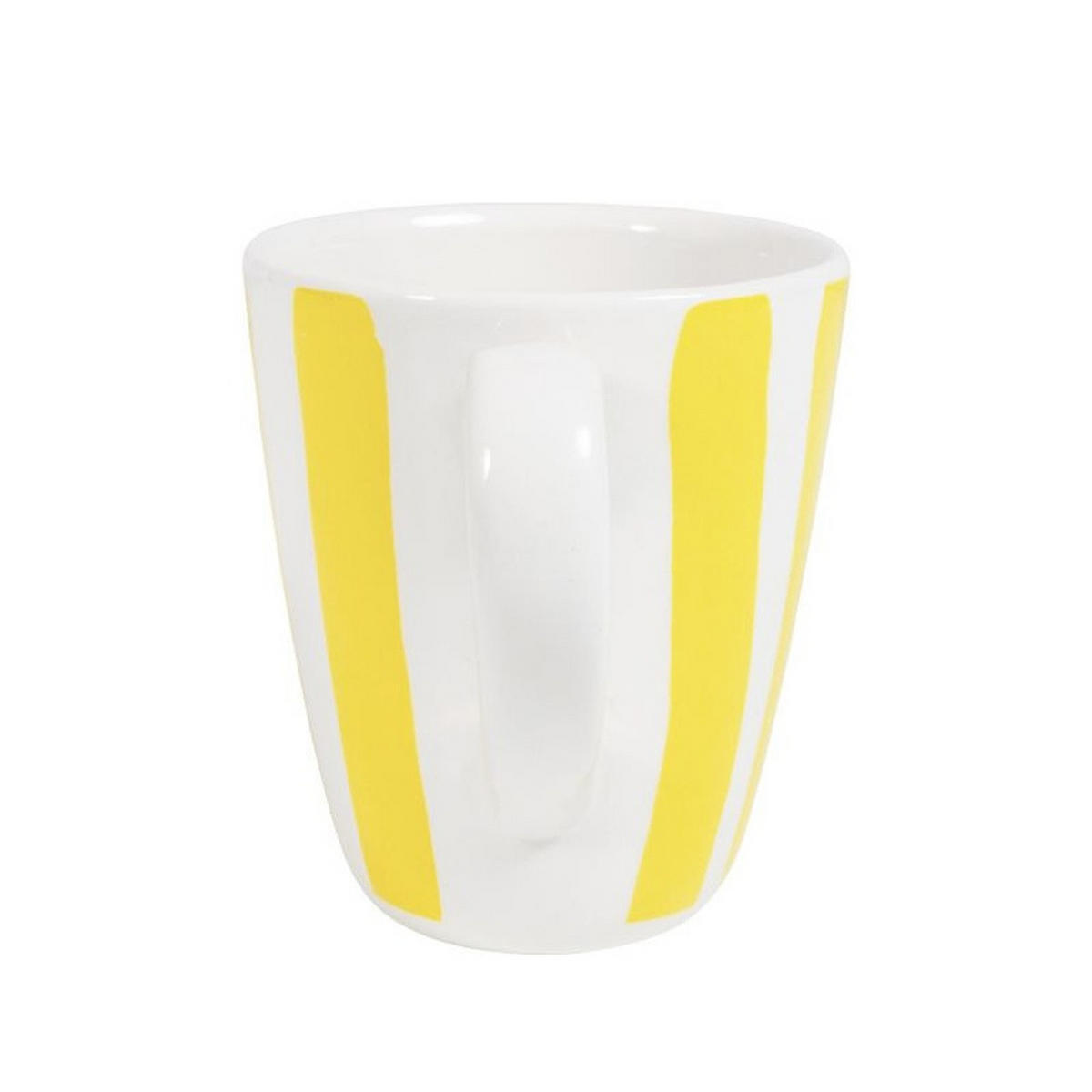 BECHER Gelber Streifen in Gelb - 350 ml - Multicolor, Keramik (0.35L) - Blond Amsterdam