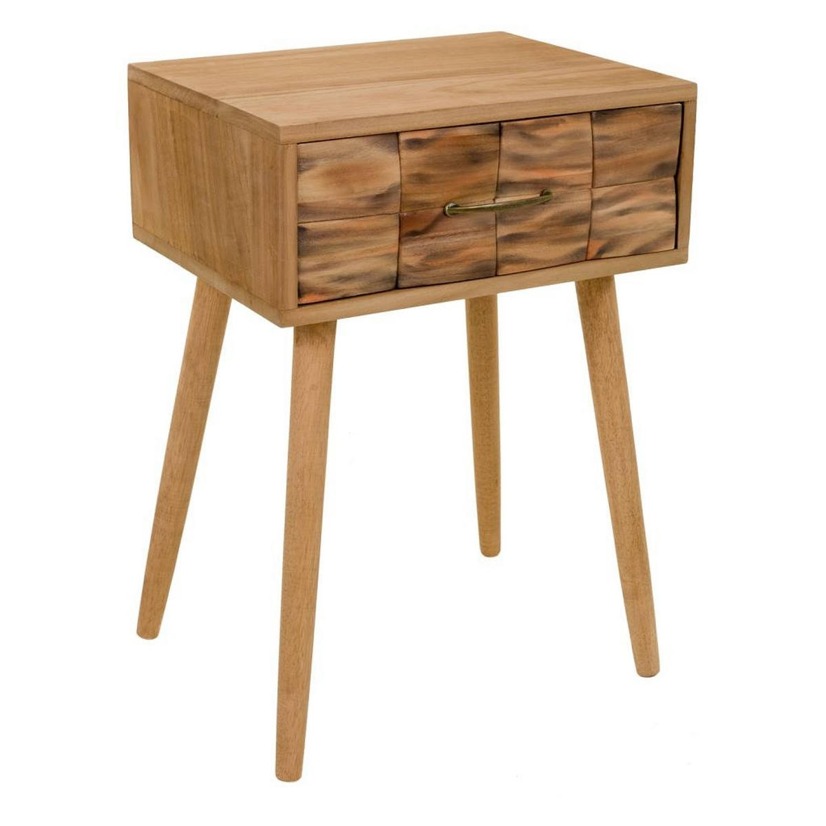 NACHTTISCH aus Holz, braun, 44x38x63cm - Braun, Holz (44/38/63cm) - Wanderlust