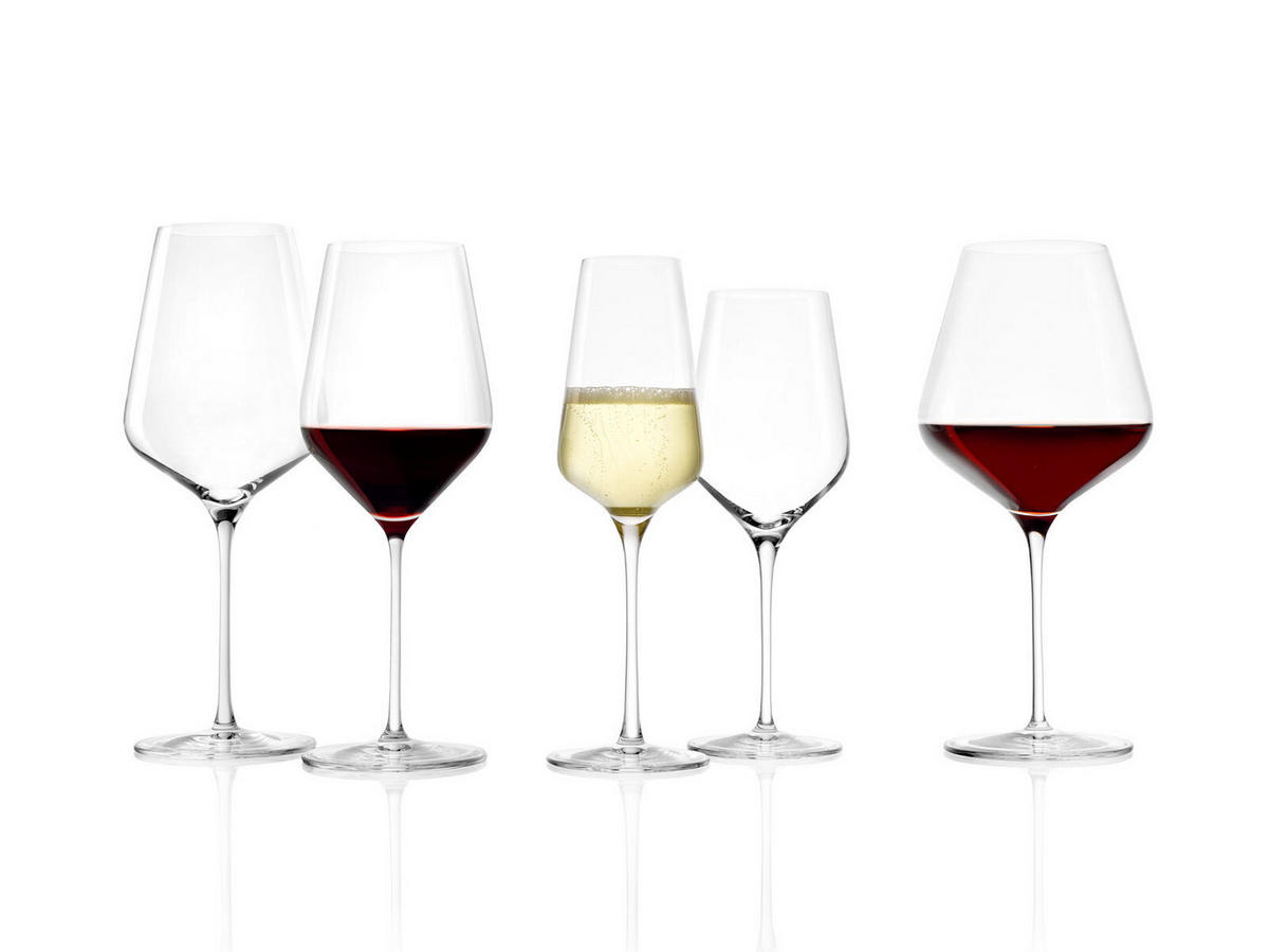 WEIN- UND CHAMPAGNERGLÄSER Starlight transparent 18er Set - Transparent, Glas - Stölzle Lausitz