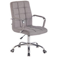 BÜROSTUHL Deal, Stoff Grau - Grau, Textil/Metall (56/104/62cm) - TPFLiving
