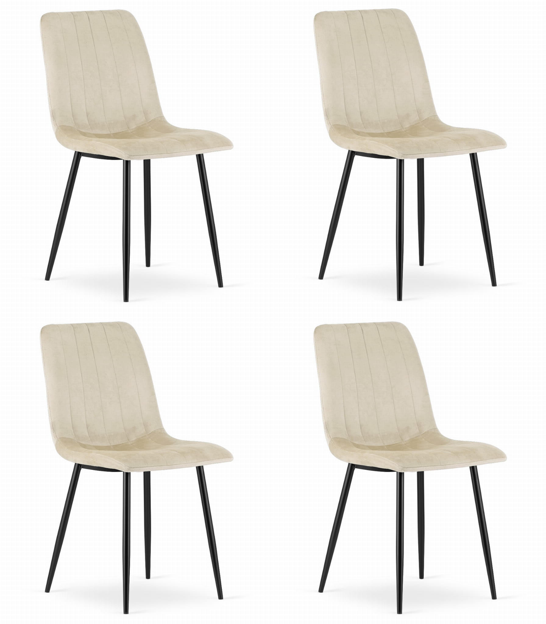 Valora Esszimmerstuhl Beige 43x90x51 cm