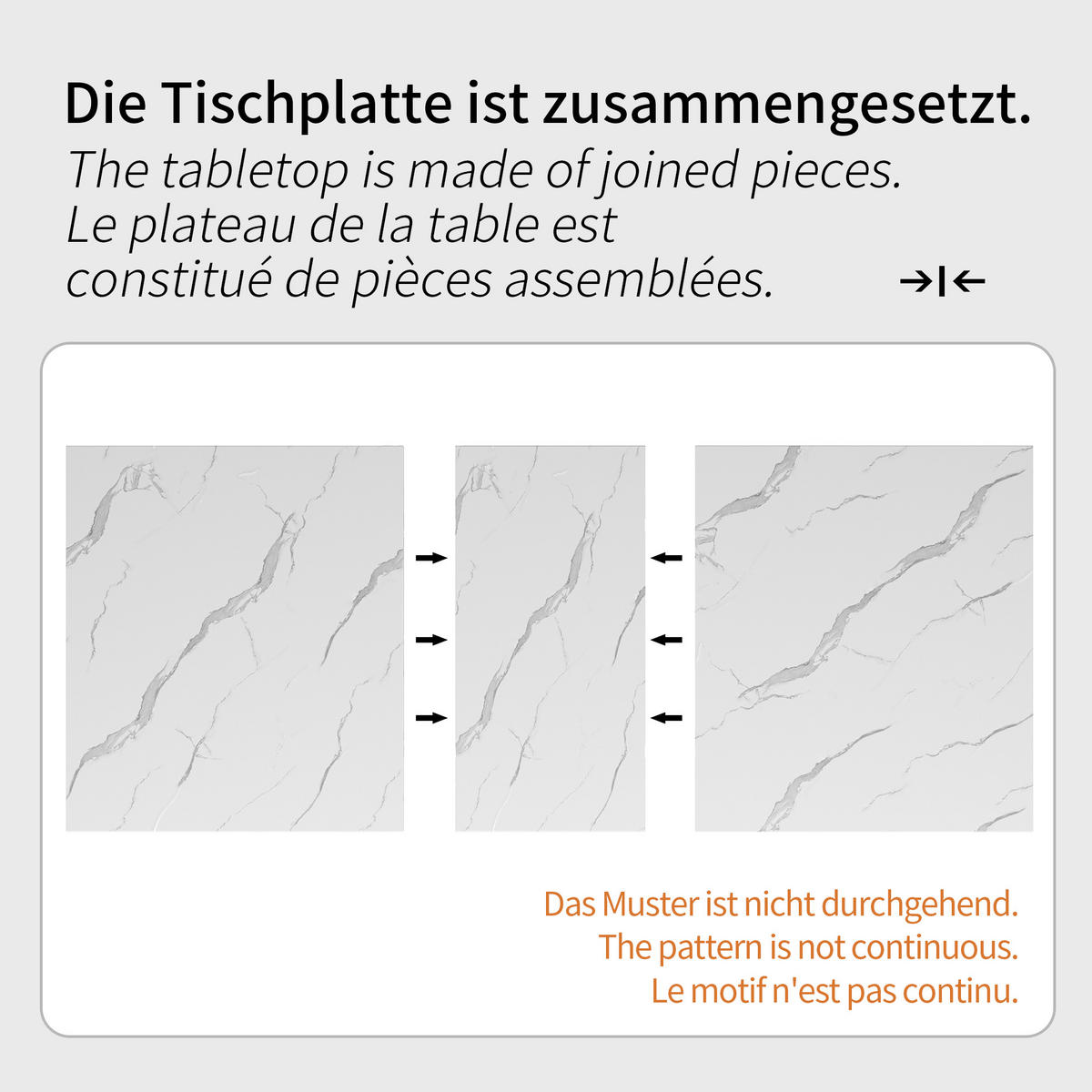 AUSZIEHTISCH Marmoroptik Weiß/Schwarz 140-179.5/80/75.5 cm - Schwarz, Holz (80/140/75.5cm) - PANGIVO