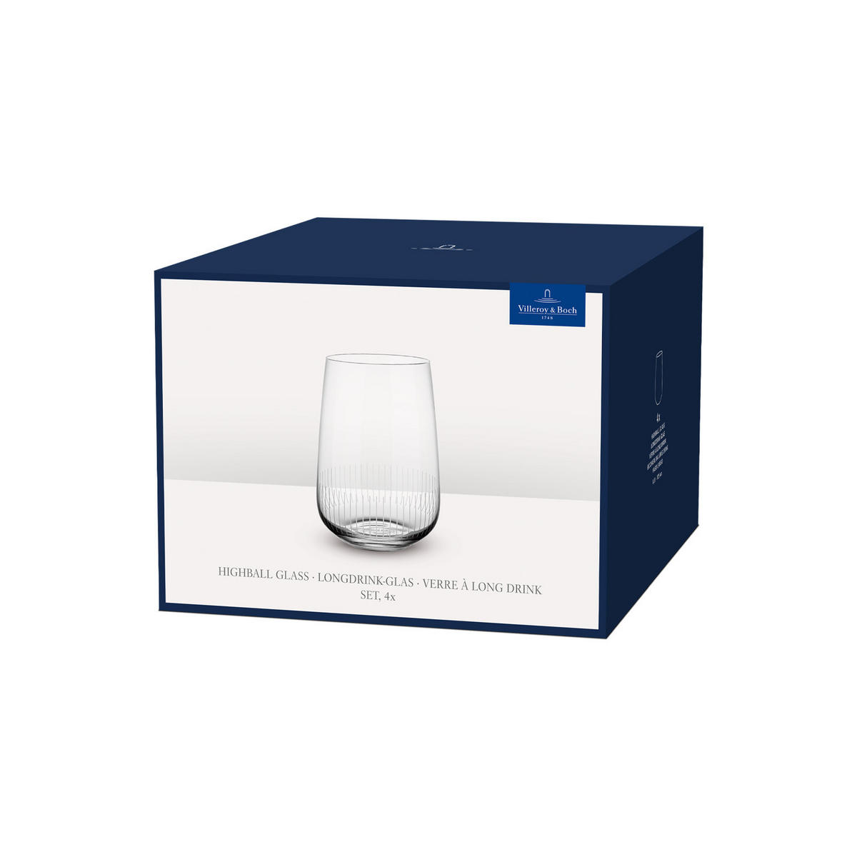 LONGDRINKGLÄSER Afina transparent 300 ml 4er Set - Transparent, Glas (0.3L) - Villeroy & Boch