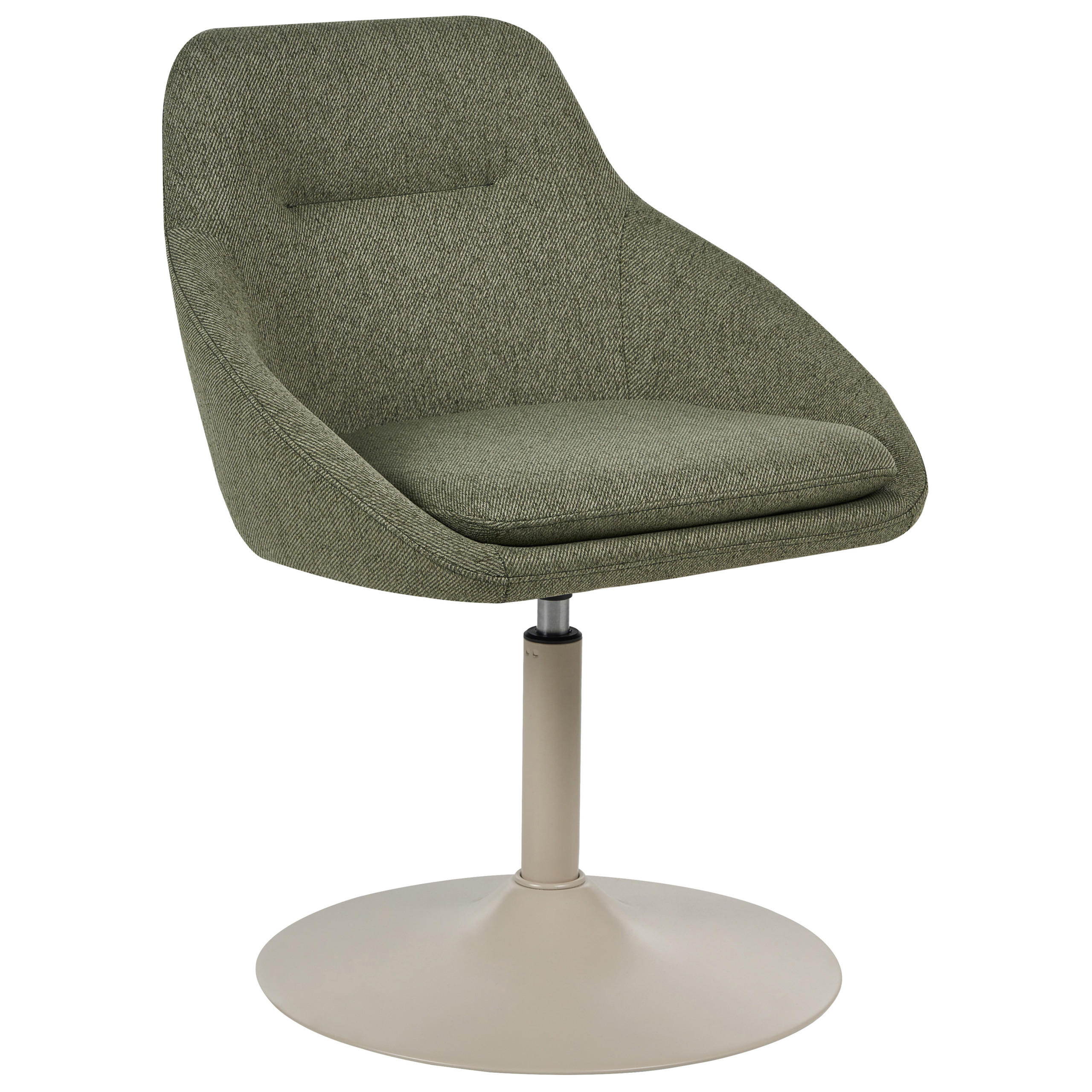 Beliani Esszimmerstuhl Beige, Grün 57x79x56 cm