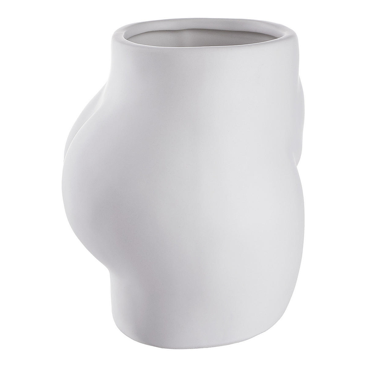 BLUMENTOPF/VASE (4er Set) Boody - Weiß, Stein (15cm) - Butlers