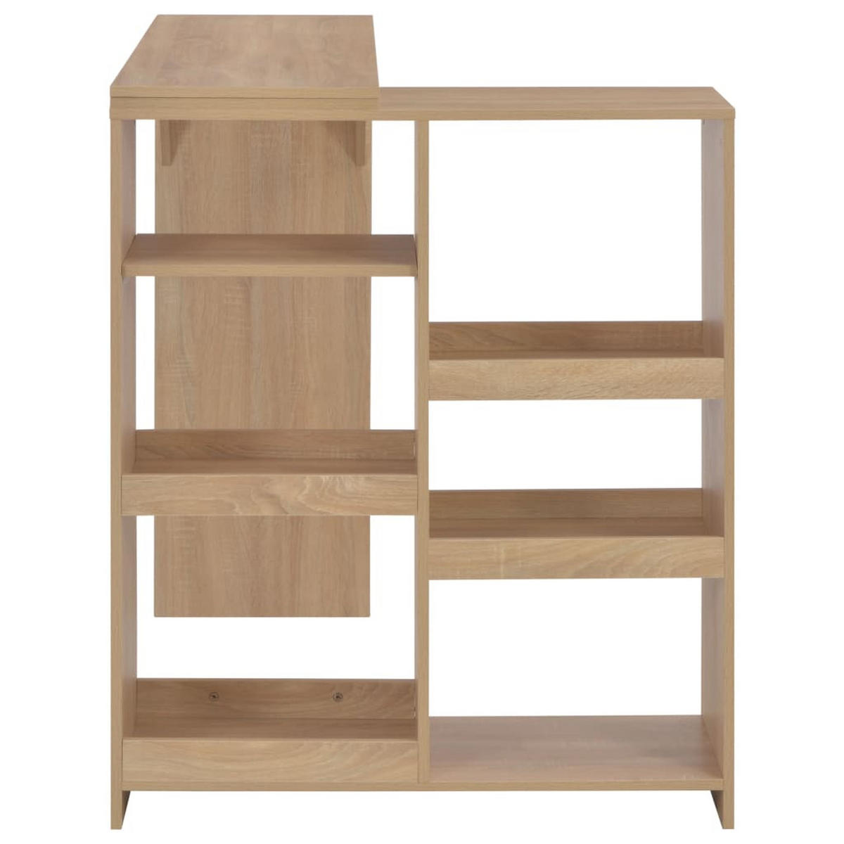 BARTISCH Mit Beweglichem Regal Eichenbraun 138/39/110 Cm - Eichefarben, Holz (138/39/110cm) - vidaXL